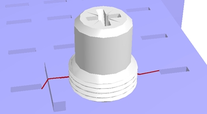 Shortcut throught screw